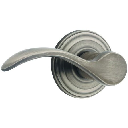 Kwikset Pembroke Lever Interior Dummy Handleset Trim, Satin Nickel Blackened 968PMLLH-15A